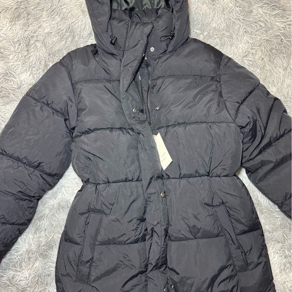 A New Day Women's Water Resistant Parka Puffer Coat - Black Size Extra Small NWT - Picture 2 of 6